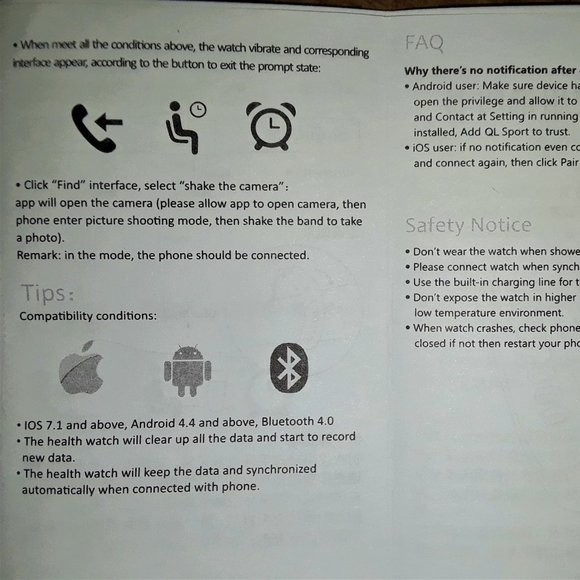 FITNESS TRACKER Smart Bracelet: Monitors Steps, Calories & More! - Bright Blue - Picture 14 of 15